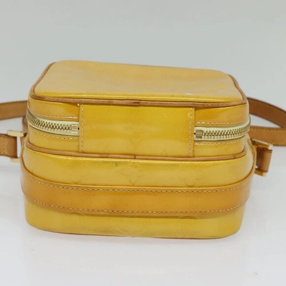 LOUIS VUITTON Monogram Vernis Wooster Bag Lime Yellow - Picture 4 of 16